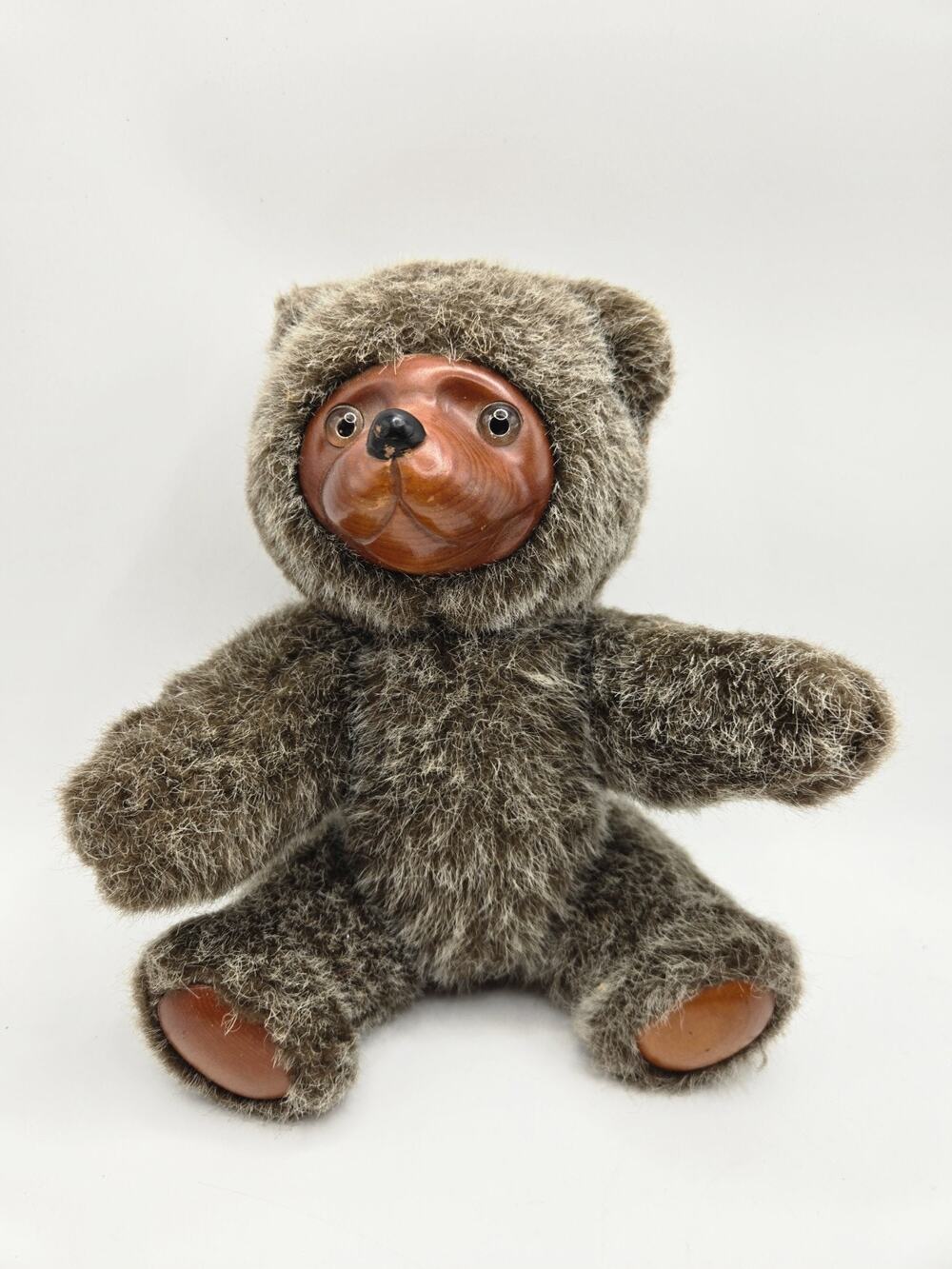 VTG 1985 Applause R. Raikes Bear # 5453 Jamie Wooden Face/Paws, 9"